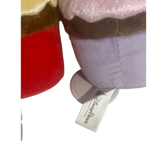 Disney Parks Mickey Mouse and Minnie Mouse Cupcake Plush - Picture 8 of 11